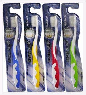 Lucky Silver Nano Toothbrush  Made in Korea